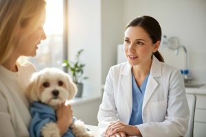 Free second opinion veterinarian exam in Fort Lauderdale for sick or symptomatic pets at Family Pet Medical Center