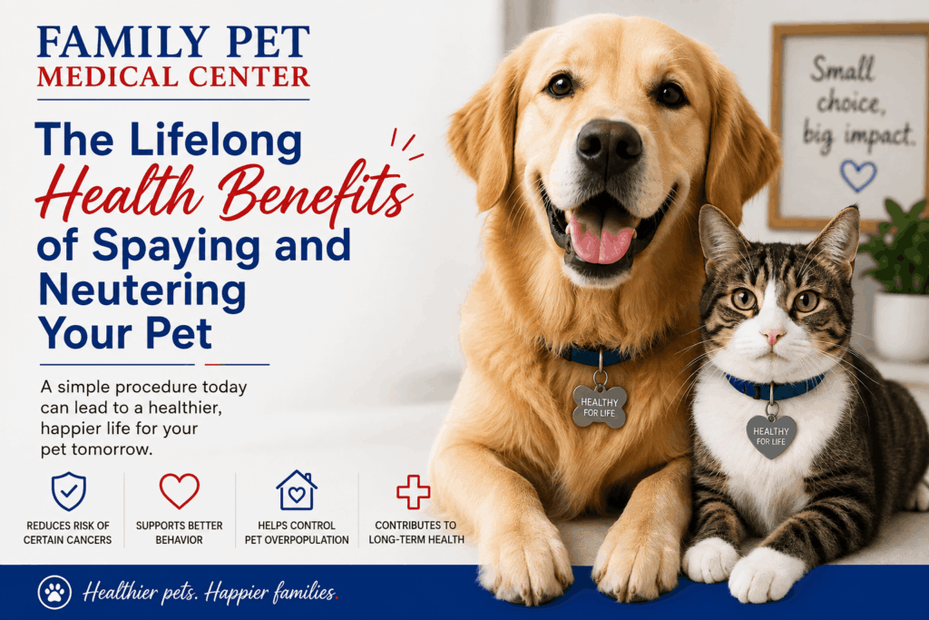 The Benefits of Spaying & Neutering Your Pet | Family Pet Medical Center