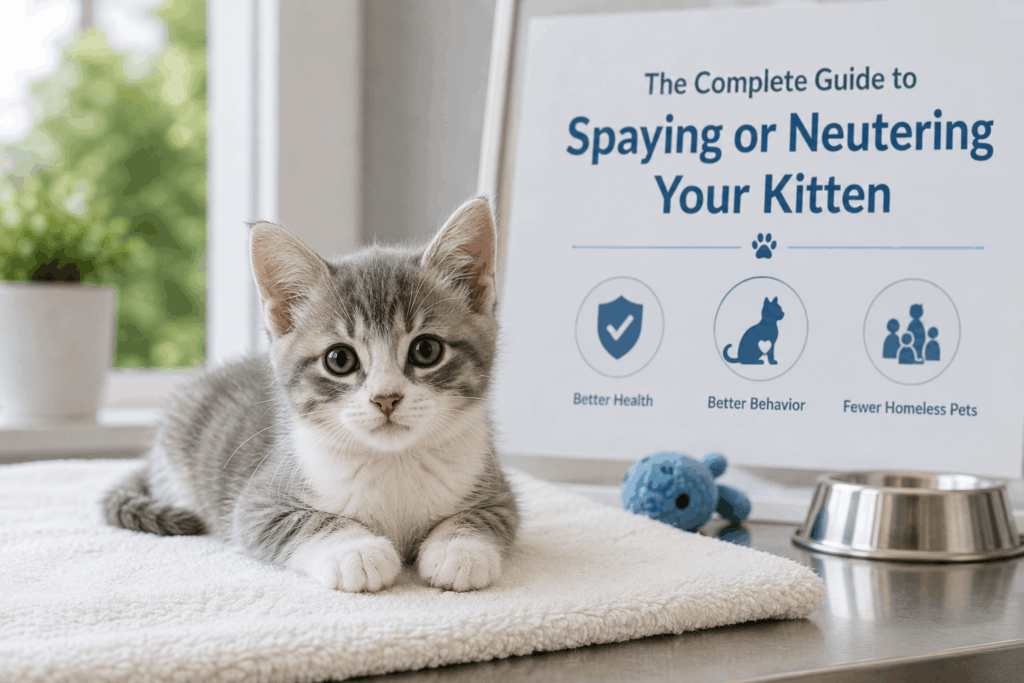The Complete Guide to Spaying or Neutering Your Kitten